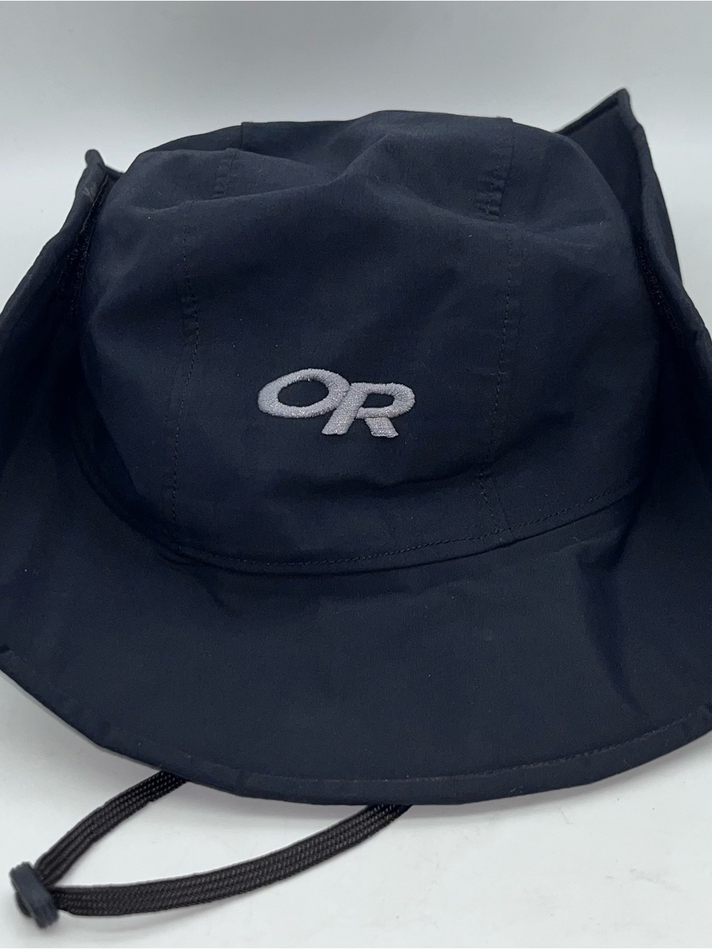 Outdoor Research Goretex Hat Mens Medium Black Sombrero Rain Sun